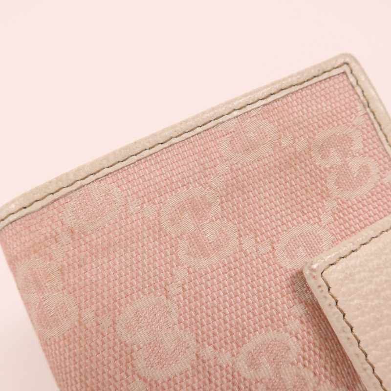 GUCCI 帆布Wallet銀扣錢包-13