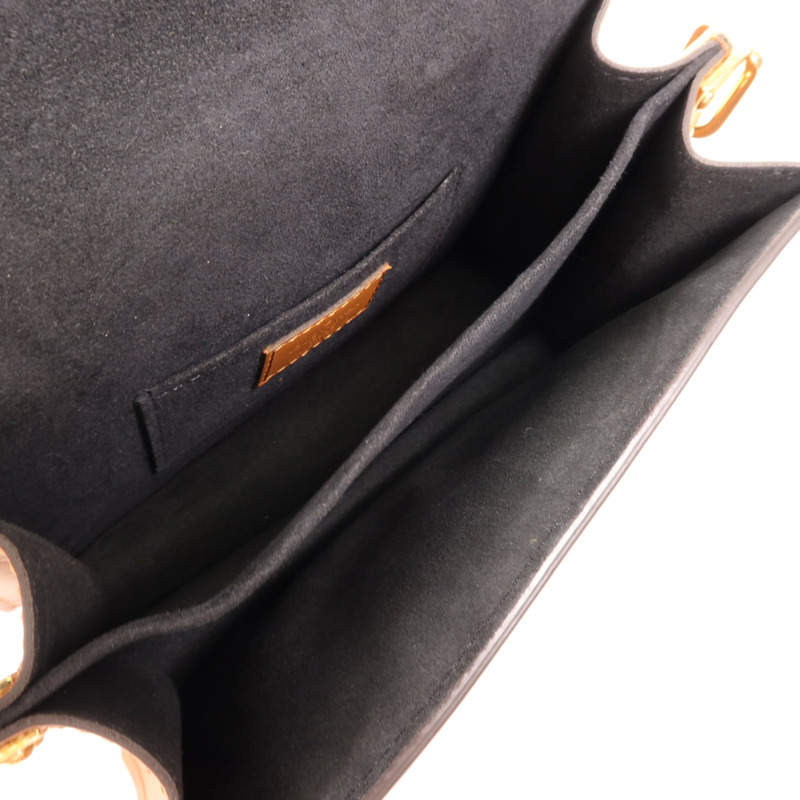 LOUIS VUITTON Monogram Reverse Mini Dauphine金扣肩背袋-9