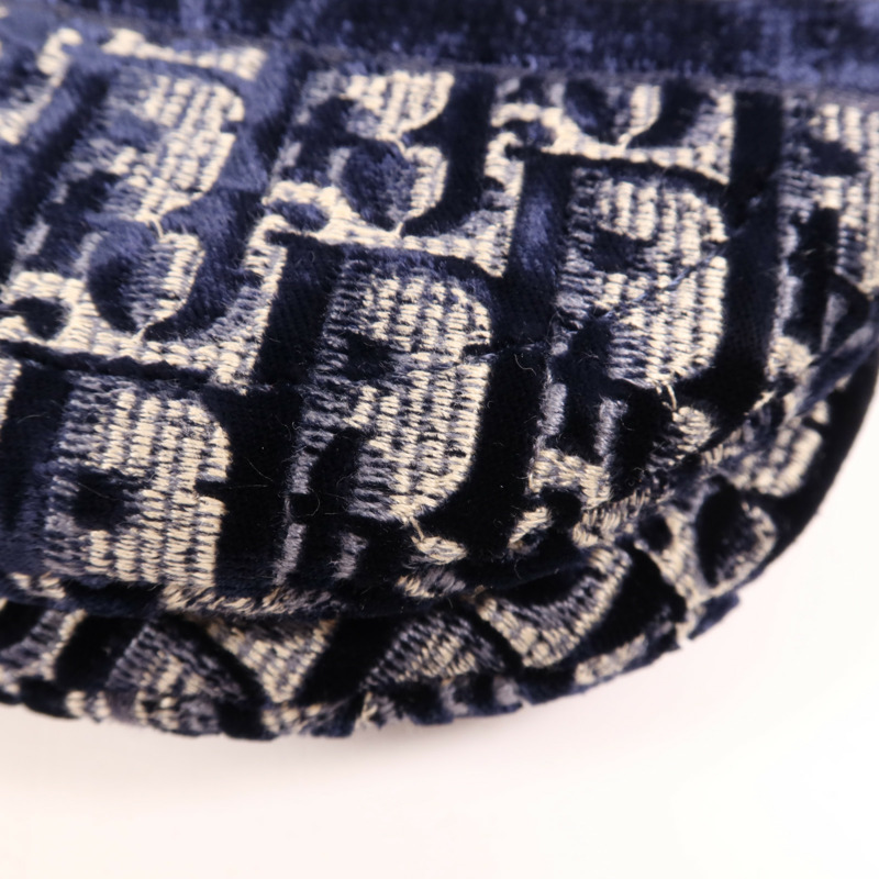 Dior 帆布Saddle金扣手挽袋-7