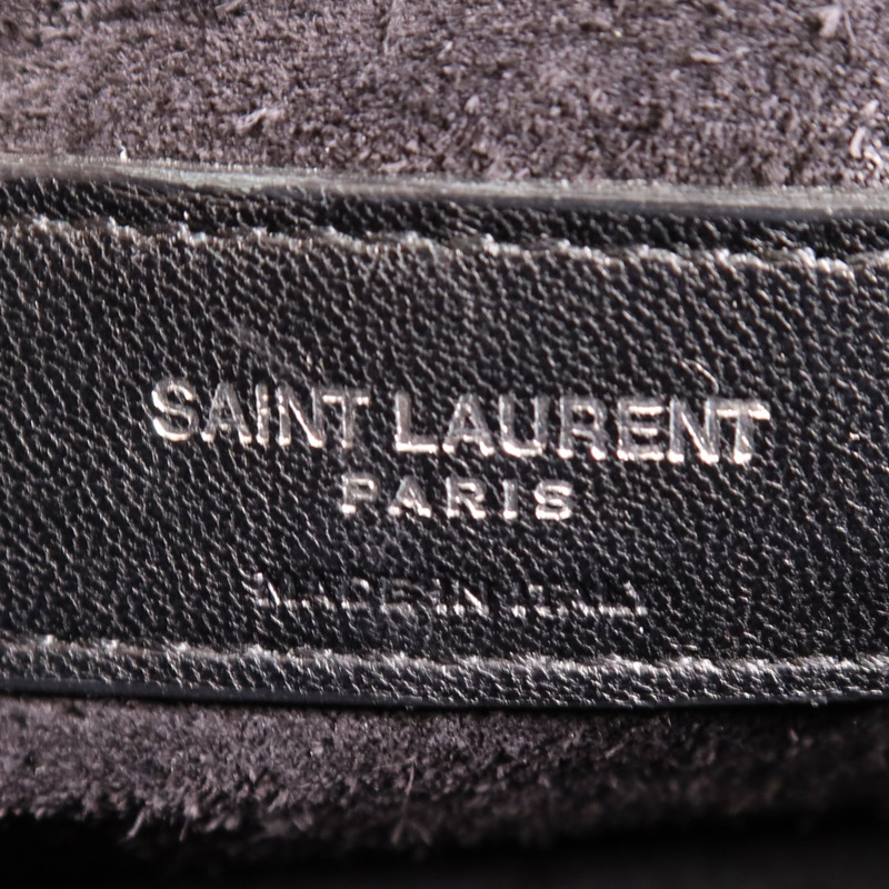 YVES SAINT LAURENT 牛皮皮革Sunset Medium銀扣肩背袋-10