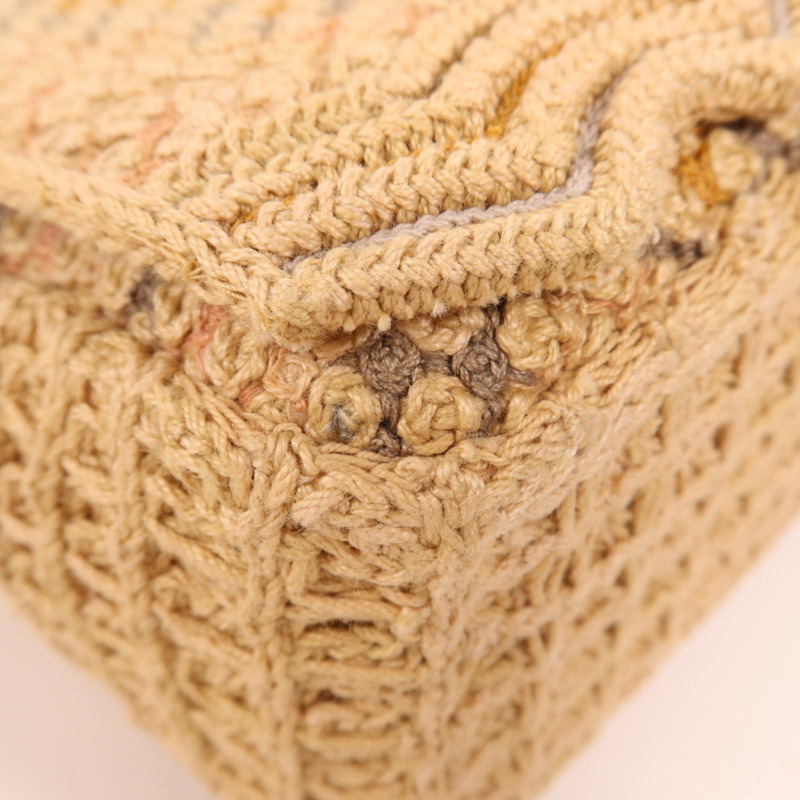 Dior 帆布Caro Bege Lona金扣肩背袋-6