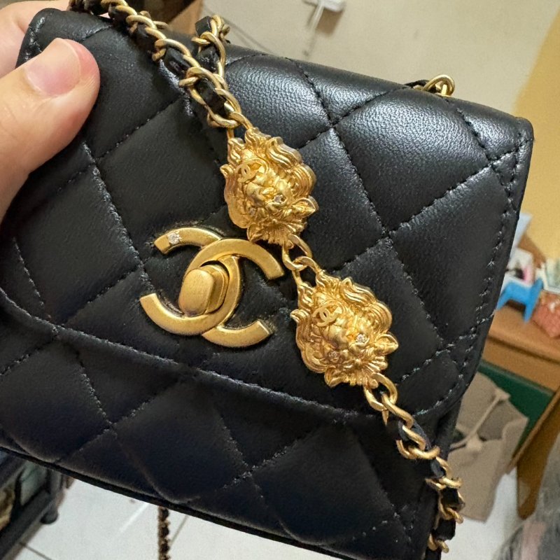 chanel 獅子頭小廢包3425-6