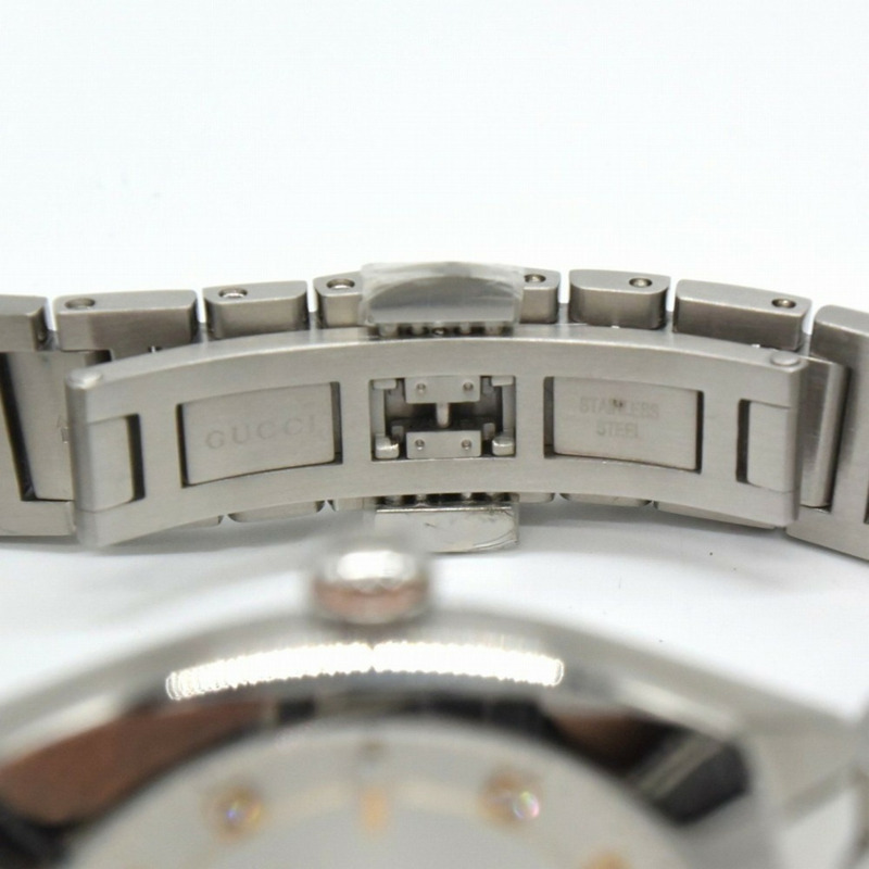 GUCCI Interlocking G 29mm 手錶,玫瑰金和銀色,石英,電池供電,女士-10