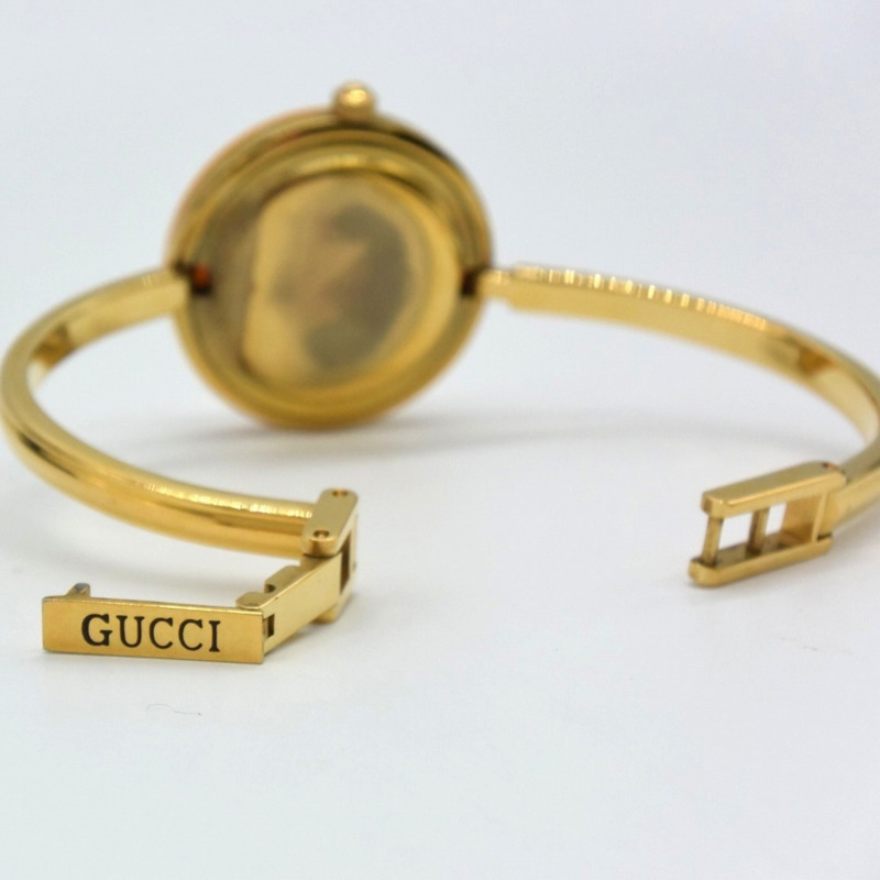 GUCCI 可更換錶圈手錶,多色,石英,電池供電,女士-3