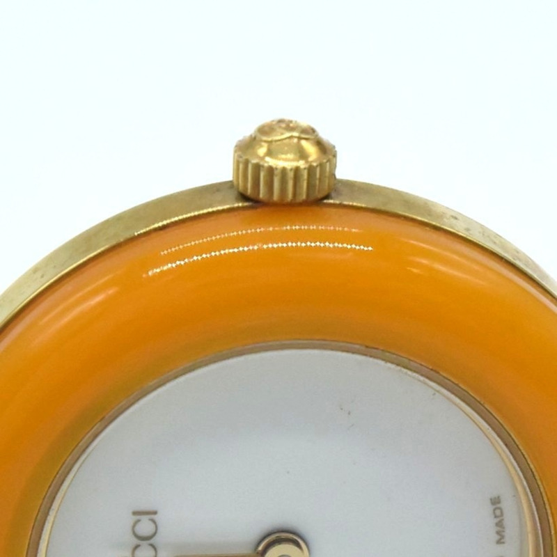 GUCCI 可更換錶圈手錶,多色,石英,電池供電,女士-6