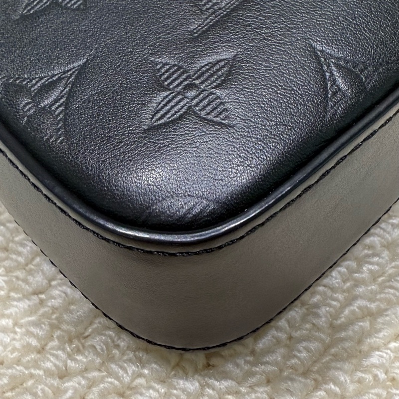 Louis Vuitton - 黑色牛皮壓紋DUO二合一郵差包-5