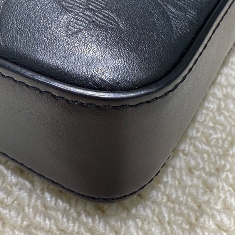 Louis Vuitton - 黑色牛皮壓紋DUO二合一郵差包-6