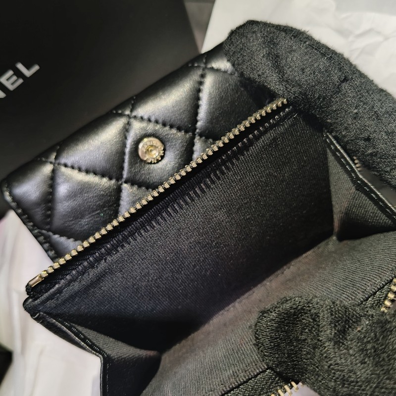 香奈兒迷你三折短夾-7