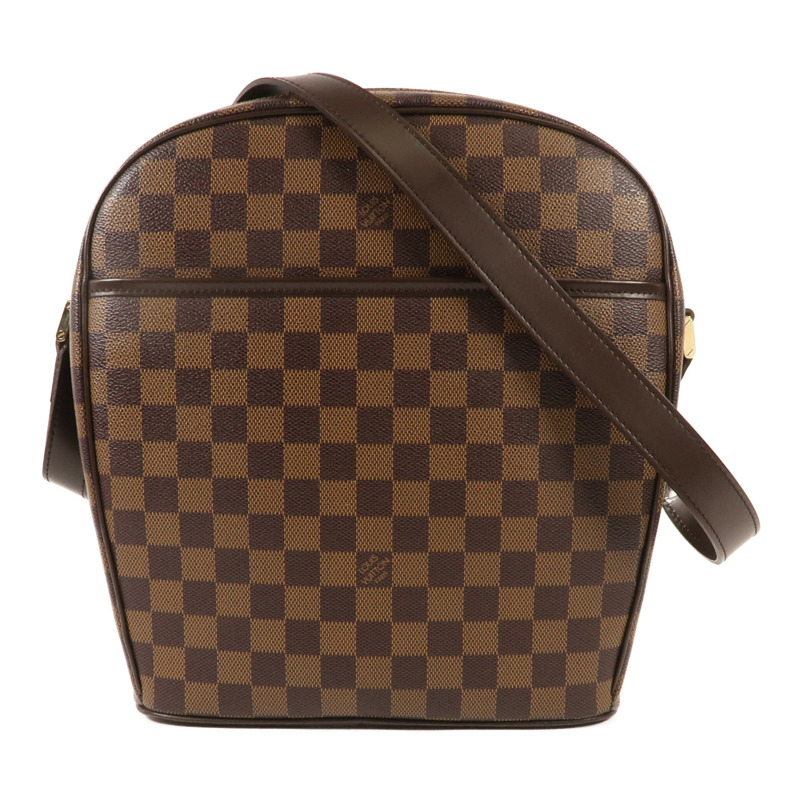 LOUIS VUITTON Damier Ebene Ipanema GM金扣肩背袋-0