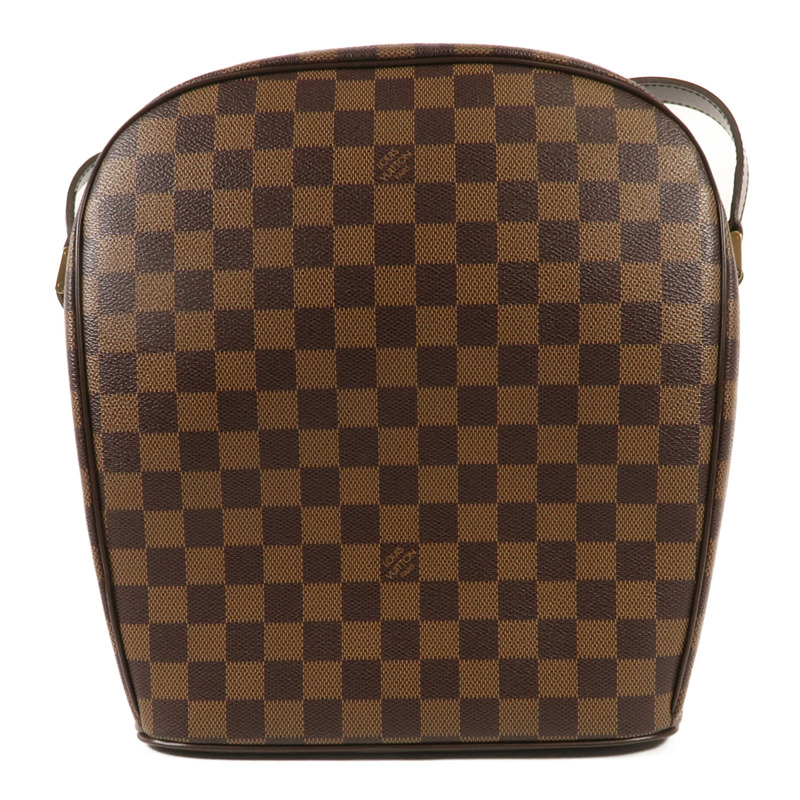 LOUIS VUITTON Damier Ebene Ipanema GM金扣肩背袋-1