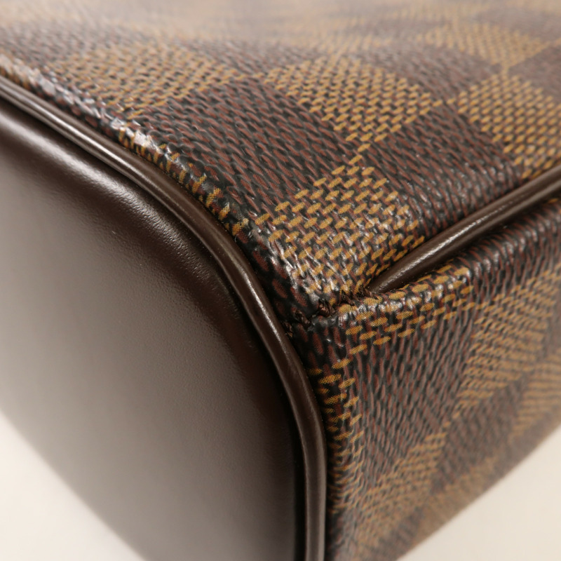 LOUIS VUITTON Damier Ebene Ipanema GM金扣肩背袋-10