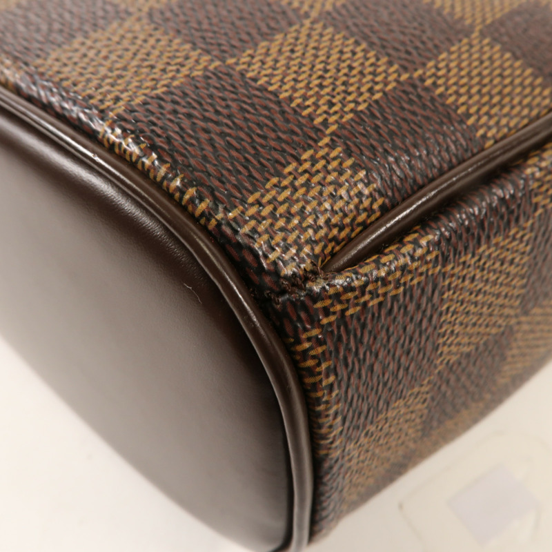 LOUIS VUITTON Damier Ebene Ipanema GM金扣肩背袋-12