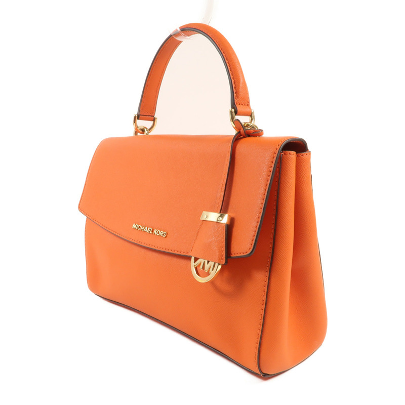 Michael Kors 牛皮皮革Shoulder Bag金扣手挽肩背兩用袋-2