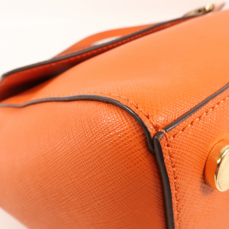 Michael Kors 牛皮皮革Shoulder Bag金扣手挽肩背兩用袋-5