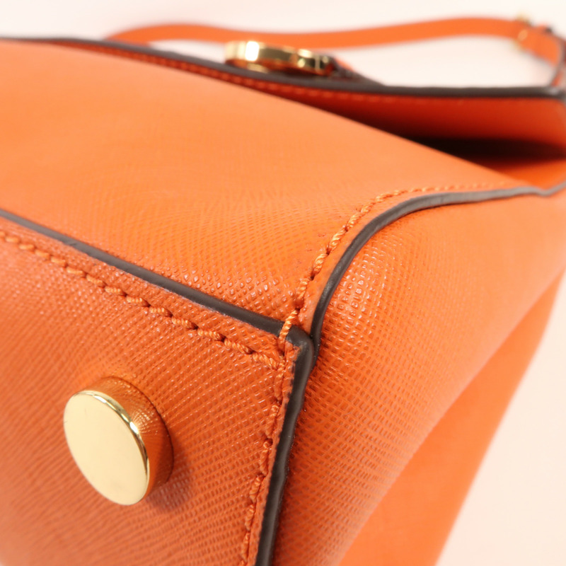 Michael Kors 牛皮皮革Shoulder Bag金扣手挽肩背兩用袋-6