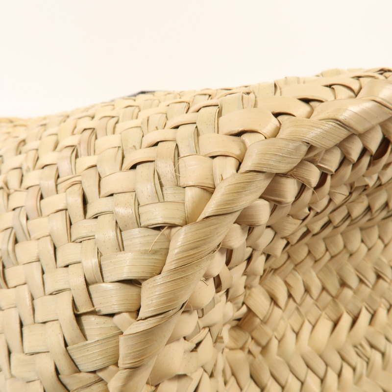 LOEWE 酒椰Basket Bag銀扣手挽袋-5