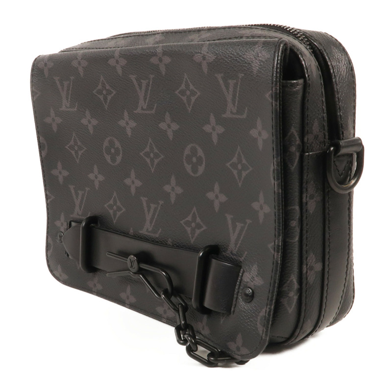 LOUIS VUITTON Monogram Eclipse Steamer肩背袋-2