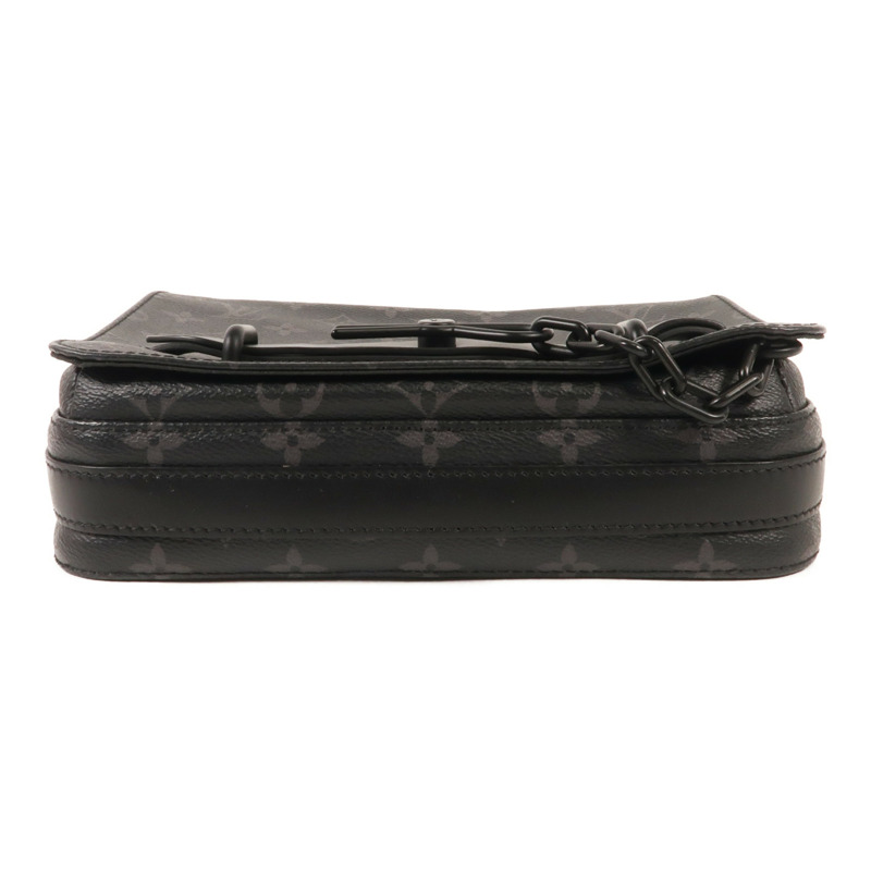 LOUIS VUITTON Monogram Eclipse Steamer肩背袋-3