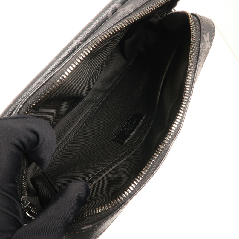 LOUIS VUITTON Monogram Eclipse Steamer肩背袋-4