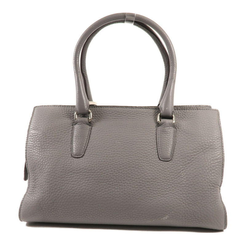 COACH 牛皮皮革Shoulder Bag銀扣肩背袋-1