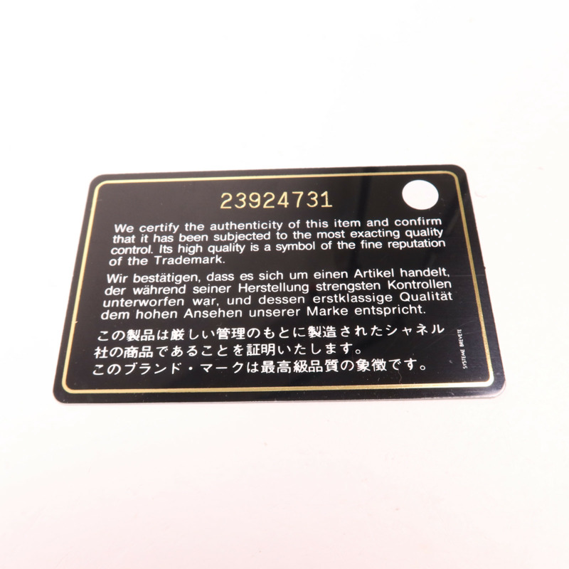 CHANEL 牛皮皮革WOC Wallet On Chain金扣鏈帶肩背袋-13