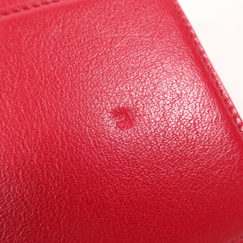 CHANEL 牛皮皮革WOC Wallet On Chain金扣鏈帶肩背袋-15