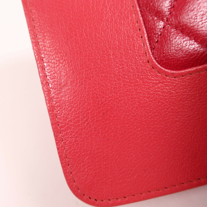 CHANEL 牛皮皮革WOC Wallet On Chain金扣鏈帶肩背袋-20