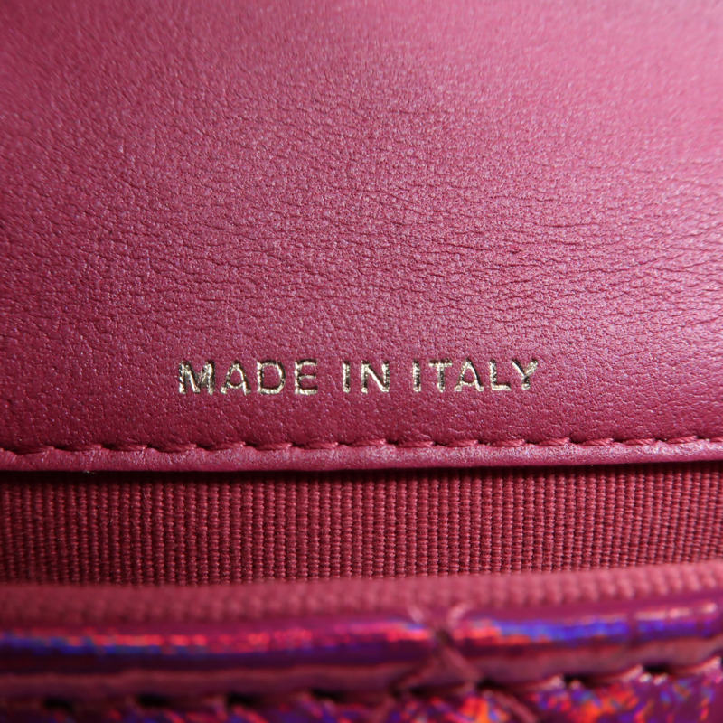 CHANEL 漆皮皮革Handbag銀扣手挽袋-11