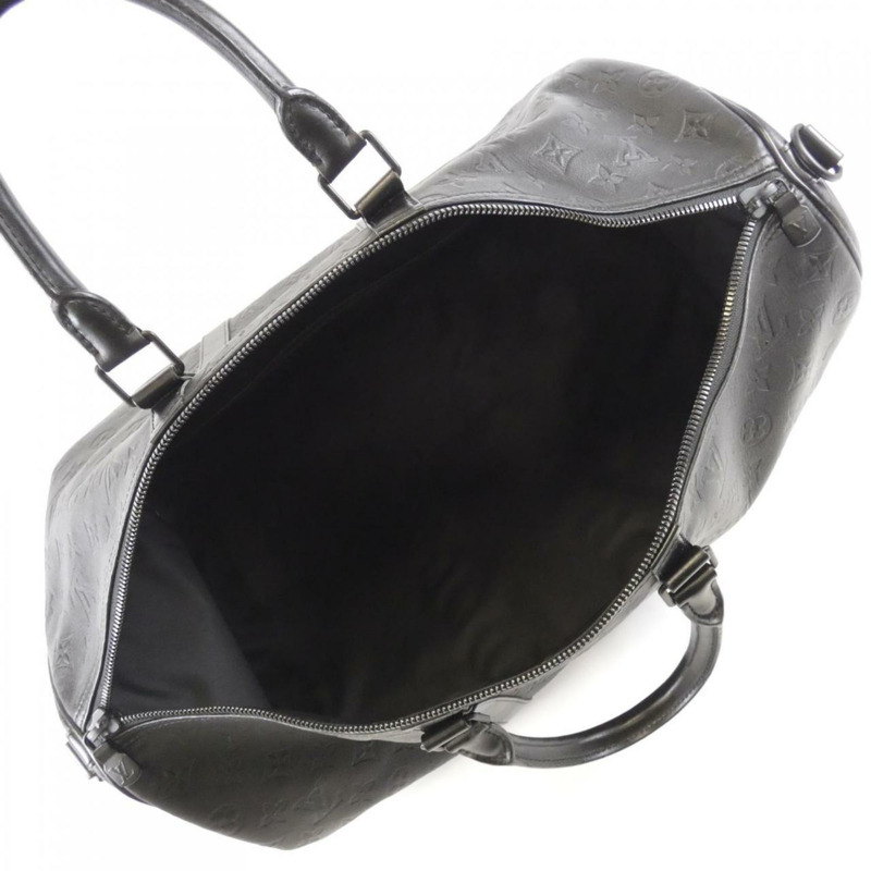 Louis Vuitton Monogram Shadow Keepall Bandouliere 50公分 M44810 波士頓包-7