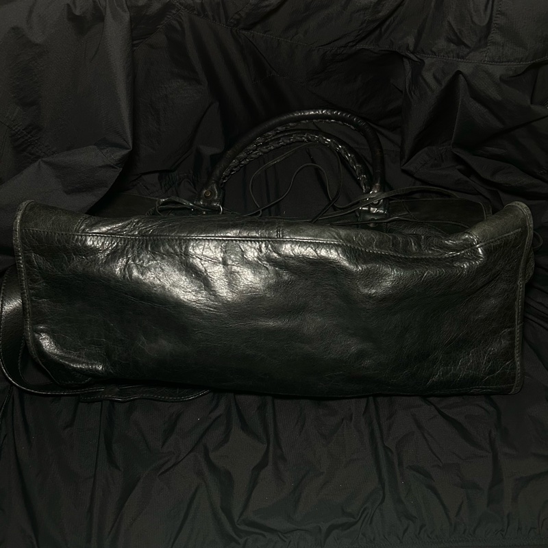 BALENCIAGA Part Time 深灰黑色機車包 巴黎世家-2