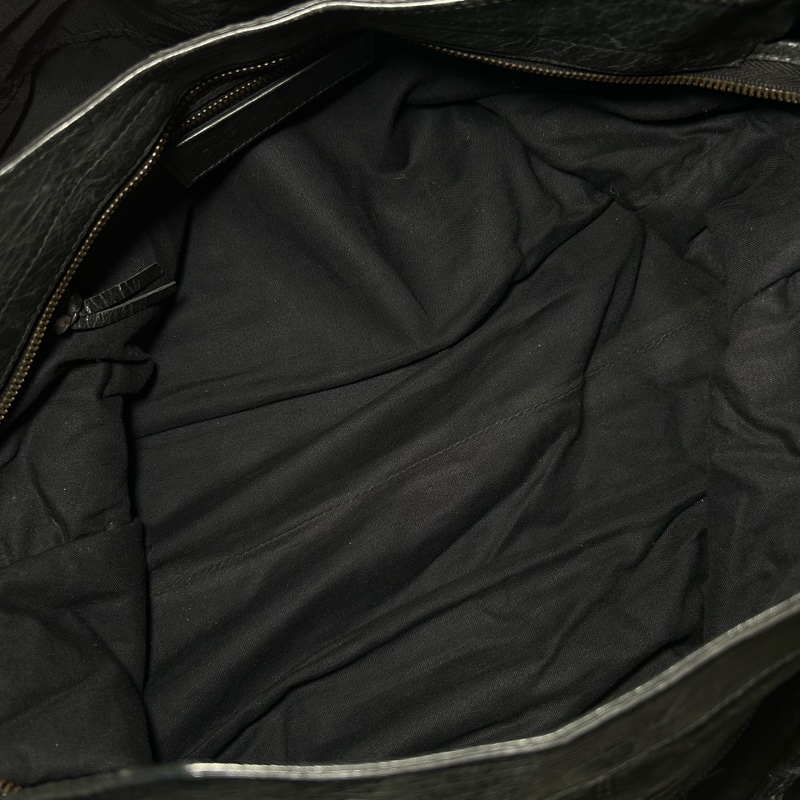 BALENCIAGA Part Time 深灰黑色機車包 巴黎世家-3