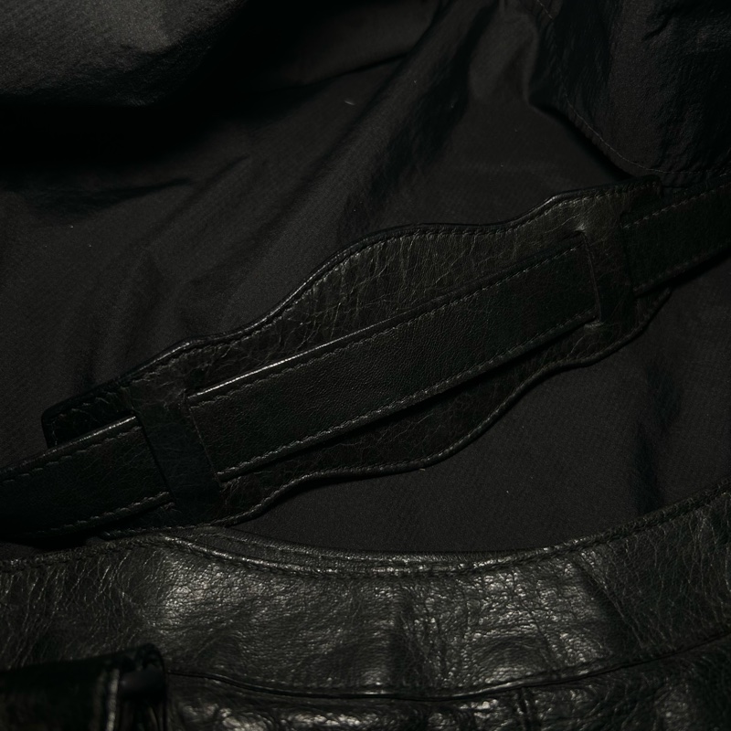 BALENCIAGA Part Time 深灰黑色機車包 巴黎世家-12