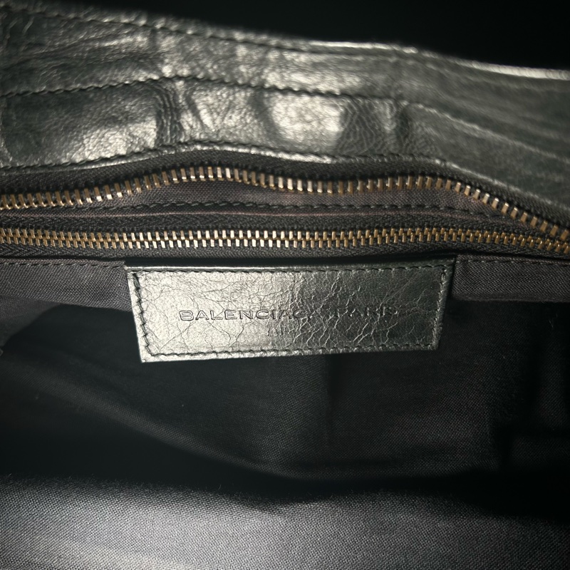 BALENCIAGA Part Time 深灰黑色機車包 巴黎世家-14