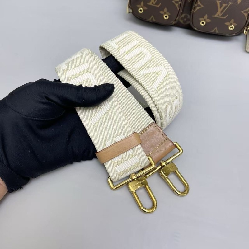 LV路易威登Utility Crossbody老花炸藥包 肩背包 斜背包 晶片款-7