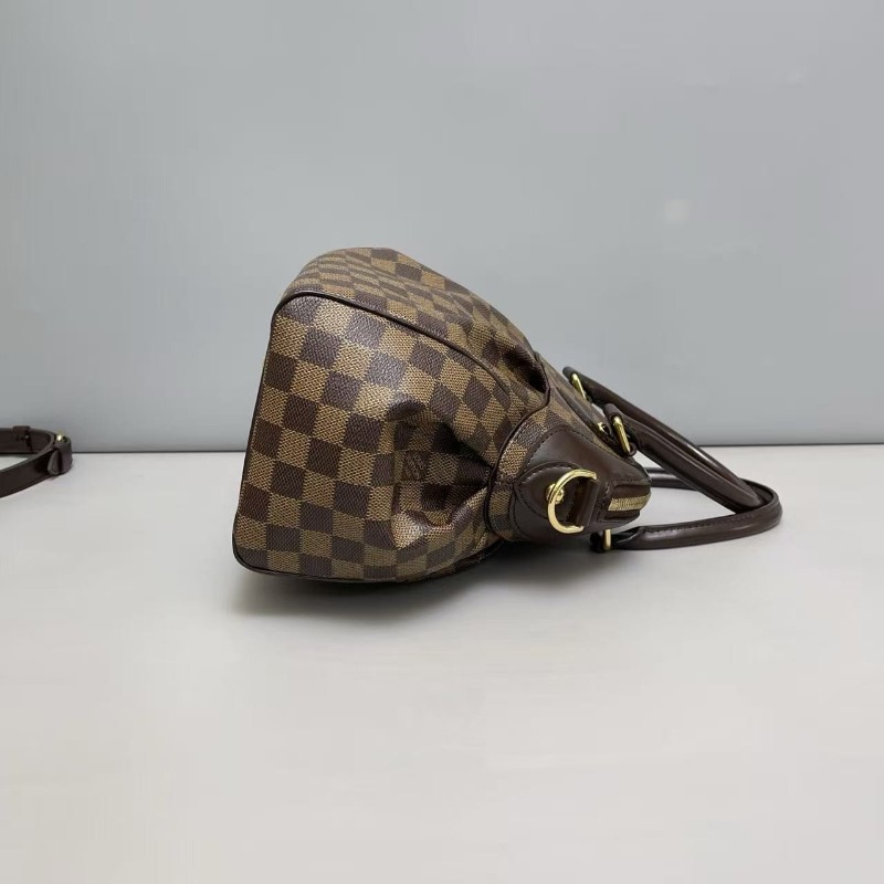 LV路易威登Trevi小號棕棋盤格葫蘆包 手提包 肩背包-2