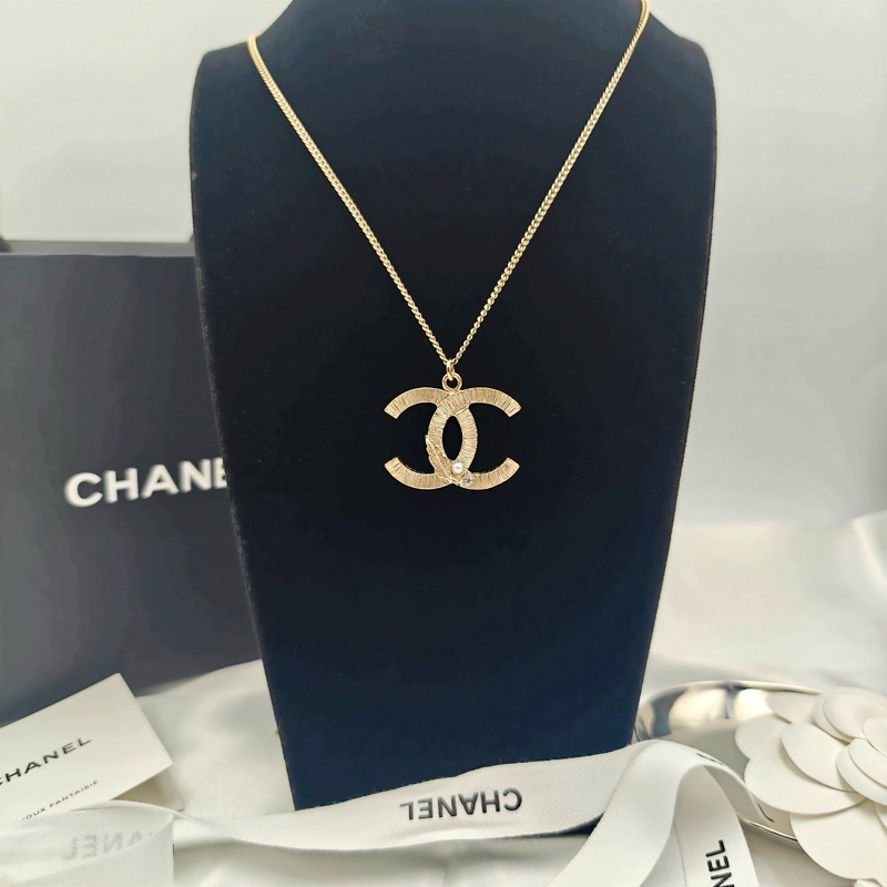 Chanel香奈兒 經典雙c項鍊 可長可短-1
