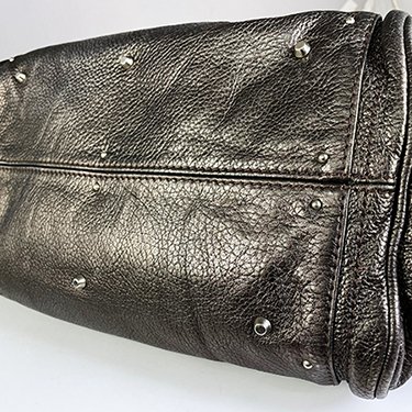 ＊奢華大道國際精品＊【CL071】CHLO'E金屬咖啡色鎖頭肩背包-5