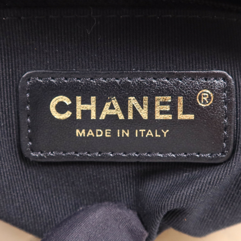 CHANEL 牛皮皮革Chain Shoulder Bag金扣鏈帶肩背袋-5