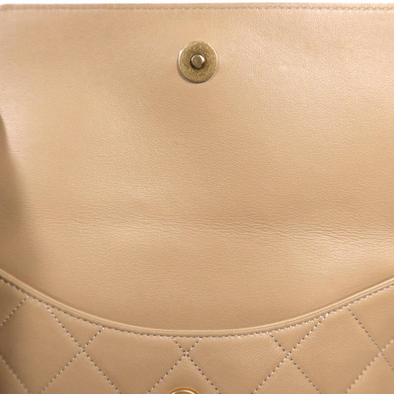 CHANEL 牛皮皮革Chain Shoulder Bag金扣鏈帶肩背袋-16