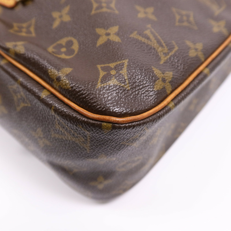 LOUIS VUITTON Monogram Cite GM金扣肩背袋-10