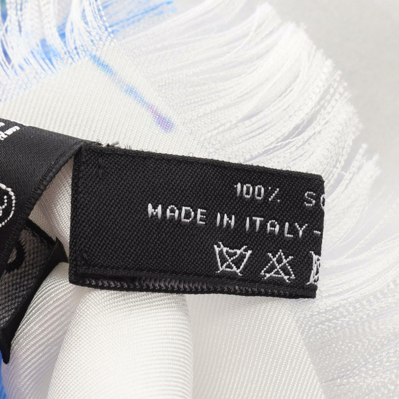 CHANEL COCO 馬克標誌圍巾披肩真絲紅色多色二手女款 CC Coco-2