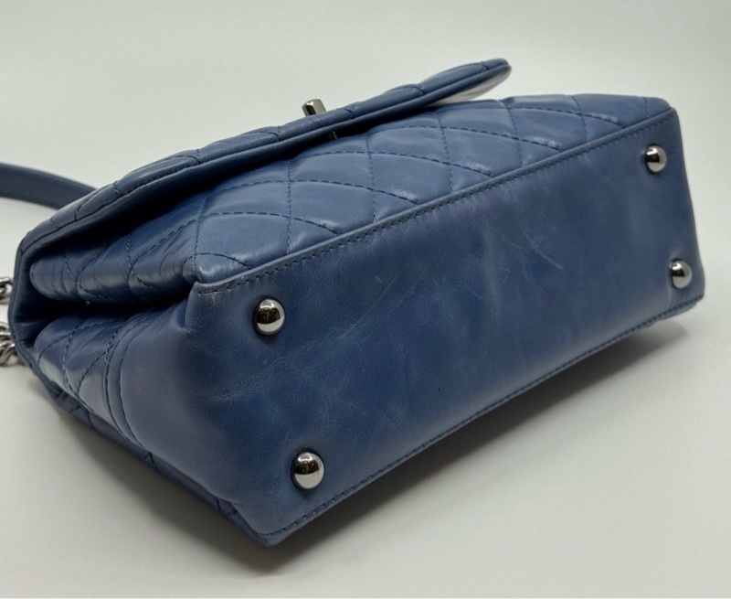 Chanel Flap bag 藍色-4