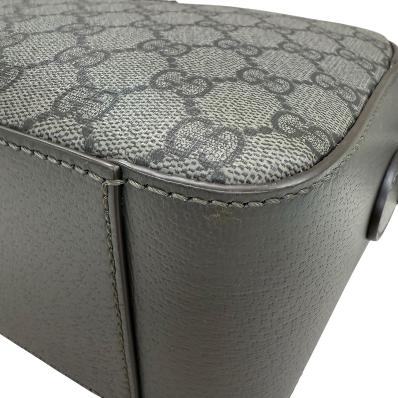 GUCCI  - 灰色LOGO PVC ophidia 帆布斜背包(中型)-7