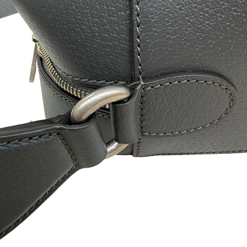 GUCCI  - 灰色LOGO PVC ophidia 帆布斜背包(中型)-13