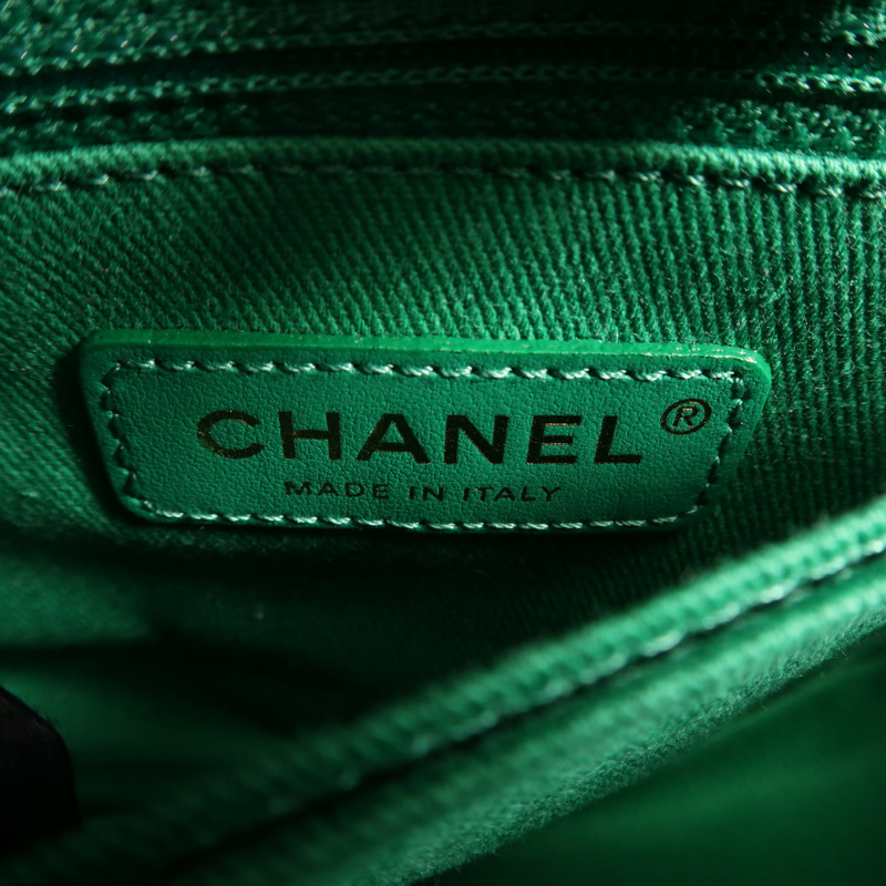 CHANEL 牛皮皮革Coco Handle Small金扣手挽肩背兩用袋-11