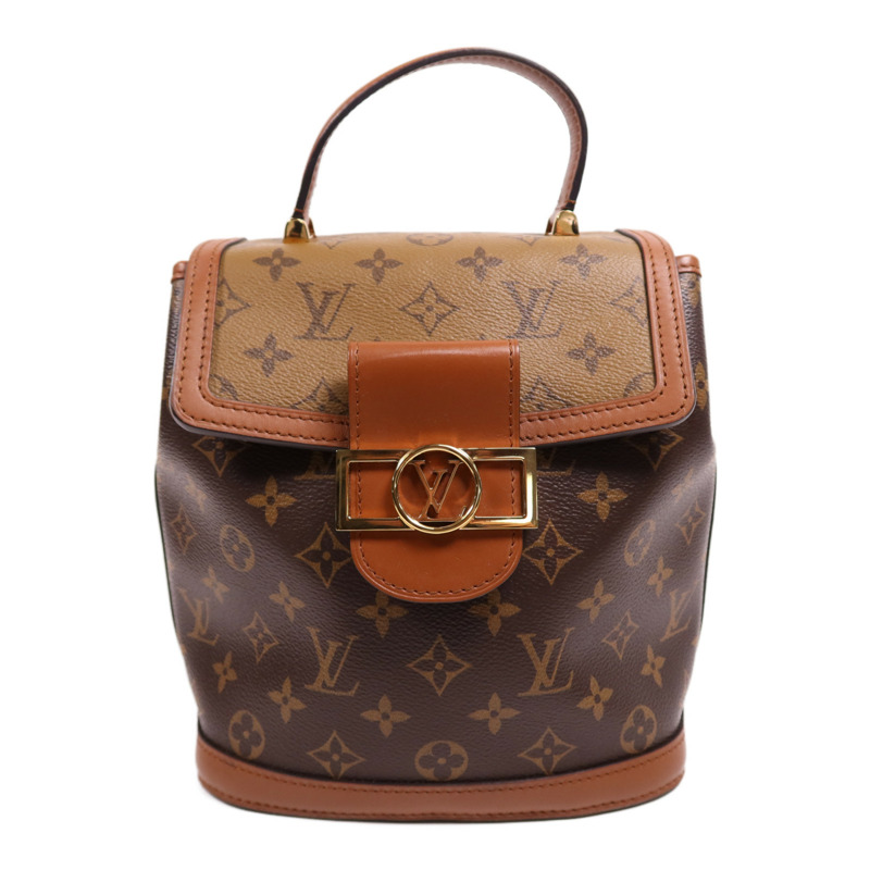LOUIS VUITTON Monogram Reverse Dauphine Backpack背包-0