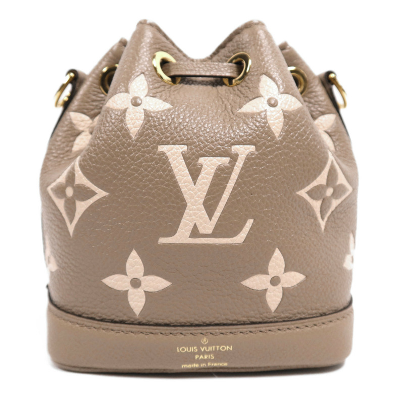 LOUIS VUITTON Monogram Empreinte Nano Noe金扣手挽肩背兩用袋-1