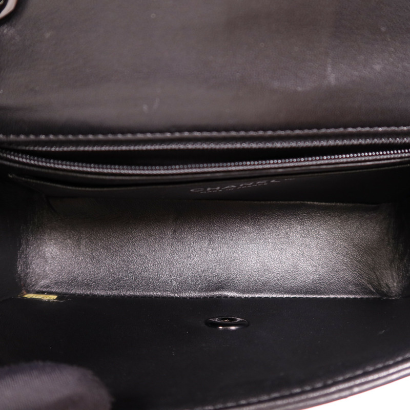 CHANEL 羊皮皮革Mini Classic 20肩背袋-11