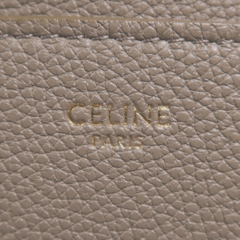 CELINE 牛皮皮革Sangle Bucket金扣肩背袋-12