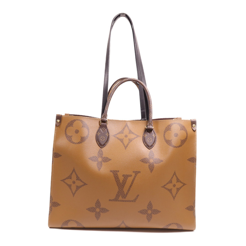 LOUIS VUITTON Monogram Giant OnTheGo GM金扣手挽肩背兩用袋-1
